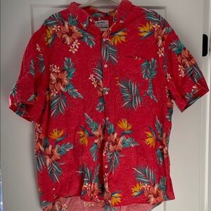 Old Navy Tropical Red Men's Shirt